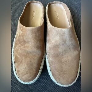 Vince size 7M Women’s Ulla Hemp Suede Leather Espadrille Mule